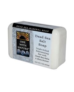 One With Nature Dead Sea Mineral Dead Sea Salt Soap - 7 oz