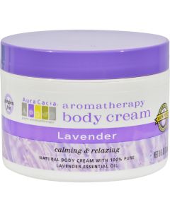 Aura Cacia Body Cream Lavender - 8 fl oz