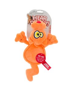 Worldwise Hear Doggy Flattie-Orange Cat