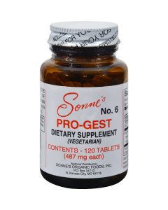 Sonne's Pro-Gest Vegetarian No 6 - 120 Tablets