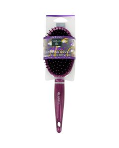 Earth Therapeutics Hair Brush - Cushion - Metallic - Purple - 1 Count