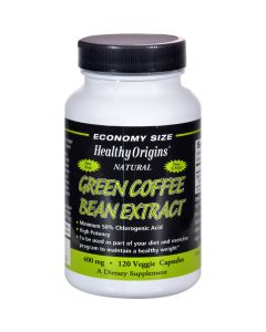 Healthy Origins Green Coffee Bean Extract 400 mg - 120 Vcaps