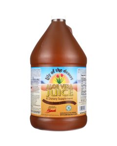Lily Of The Desert Aloe Vera Juice - Organic - 1 gallon - case of 4