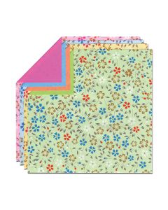 Yasutomo Fold 'Ems Origami 2-Sided Paper 5.875" 32/Pkg-Miyabi/Solid