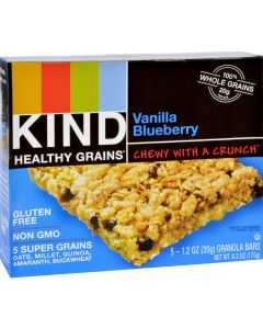 Kind Bar - Granola - Healthy Grains - Vanilla Blueberry - 1.2 oz - 5 Count - Case of 8