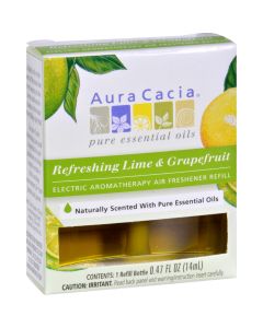 Aura Cacia Air Freshener Refill - Lime and Grape - 3 Pack