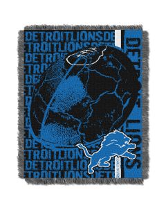 The Northwest Company Lions  48x60 Triple Woven Jacquard Throw - Double Play Series