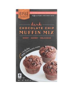 Cisse Muffin Mix - Fair Trade - Double Chocolate Chip - 16.65 oz - case of 6