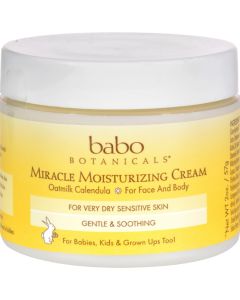 Babo Botanicals Miracle Cream - Moisturizing - Oatmilk - 2 oz