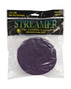 Cindus Crepe Streamers 1.75"X500'-Purple