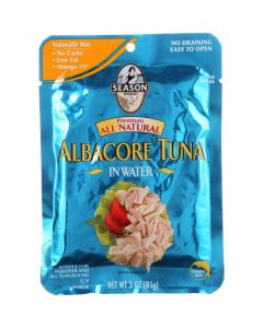 Season Brand Tuna - Albacore - Pouch - 3 oz - case of 12