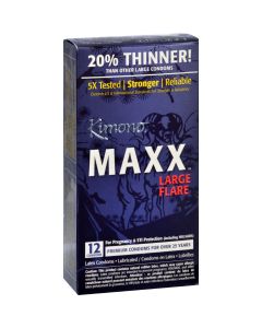 Kimono Condoms - Maxx - Large Flare - 12 Count