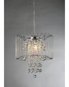 Warehouse of Tiffany Cassandra Crystal 3-light Chandelier