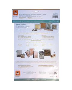Arc Crafts BARC Wood Sheet W/Adhesive Backing 8.5"X11"-White Birch