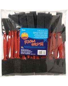 Darice Foam Brushes 50/Pkg-1" Width