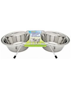 Westminster Pet Products Stainless Steel Double Diner 1qt-
