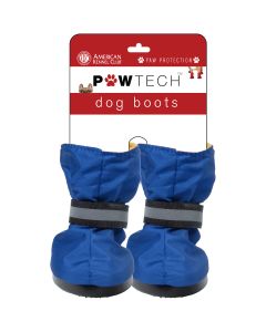Bh Pet Gear Paw Tech Nylon Dog Boot Large 3"-Blue