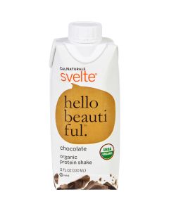 Svelte Protein Shake - Organic - Chocolate - 11 fl oz - Case of 8