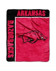 The Northwest Company Arkansas "School Spirit" 50"x60" Raschel Throw (College) - Arkansas "School Spirit" 50"x60" Raschel Throw (College)