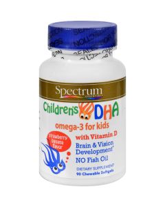 Spectrum Essentials Children's DHA Strawberry Banana - 90 Chewable Softgels
