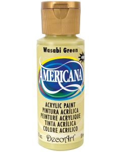 Deco Art Americana Acrylic Paint 2oz-Wasabi Green - Opaque