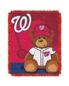 The Northwest Company Nationals  Baby 36x46 Triple Woven Jacquard Throw - Field Bear Series