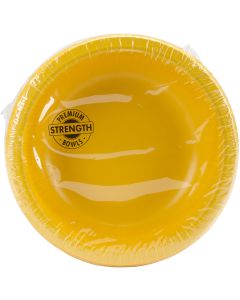 Creative Converting Paper Bowls 20oz 20/Pkg-School Bus Yellow