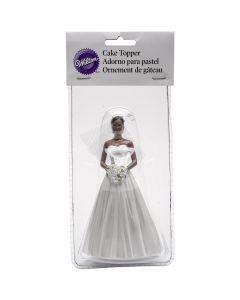 Wilton Cake Topper 5.25"-Bride - African American