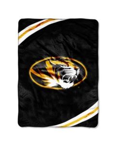 The Northwest Company MISSOURI "Force" 60"80" Raschel Throw (College) - MISSOURI "Force" 60"80" Raschel Throw (College)