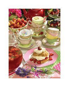 Outset Media Jigsaw Puzzle 500 Pieces 24"X18"-Strawberry Tea