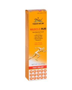 Tiger Balm Fast Relief Muscle Rub Topical Analgesic Cream - 2 oz