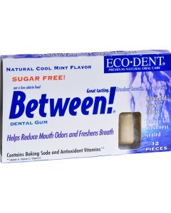 Eco-Dent Between Dental Gum - Mint - Case of 12 - 12 Pack
