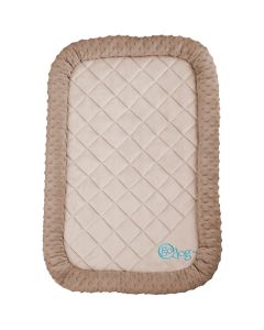 Worldwise goDog Bedzzz Bubble Plush Medium 30"X19"-Beige