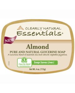 Clearly Natural Glycerin Bar Soap - Almond - 4 oz
