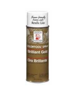 Design Master Colortool Metallic Spray Paint 12oz-Brilliant Gold