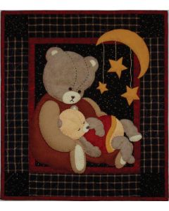 Rachel's Of Greenfield Baby Bear Wall Quilt Kit-13"X15"