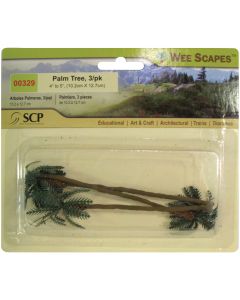 SCP Palm Trees 4" To 5" 3/Pkg-