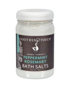 Soothing Touch Bath Salts - Peppermint Rosemary - 32 oz