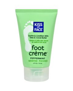 Kiss My Face Foot Creme Peppermint - 4 oz