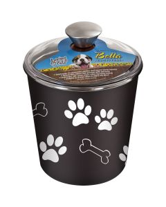 Loving Pets Products Bella Canister 64oz-Espresso