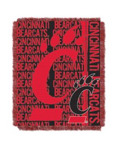 The Northwest Company Cincinnati College 48x60 Triple Woven Jacquard Throw - Double Play Series