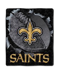 The Northwest Company Saints  50"x60" Sherpa Throw - Burst Series (NFL) - Saints  50"x60" Sherpa Throw - Burst Series (NFL)