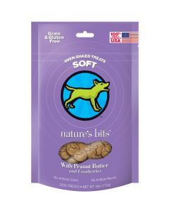 MultiPet Nature's Bits Dog Treats 6oz-Peanut Butter Soft