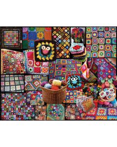 White Mountain Puzzles Jigsaw Puzzle 1000 Pieces 24"X30"-Granny Squares