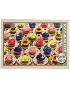 Outset Media Jigsaw Puzzle 1000 Pieces 10"X14"-Cupcakes & Saucers