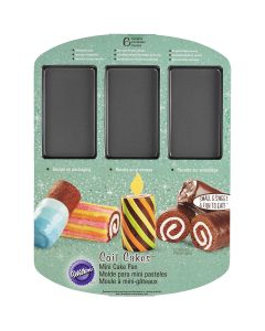 Wilton Coil Cakes Pan-6 Cavity 17.1"X12.8"X.68"