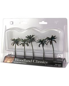 Woodland Scenics Palm Trees 3" To 3.75" 5/Pkg-