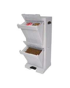 Richell Pet Stuff Tower Gray 16.7" x 12.8" x 33.8"