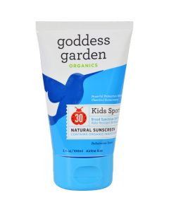 Goddess Garden Sunscreen - Natural - Kids - Sport - SPF 30 - 3.4 oz