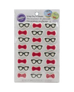 Wilton Royal Icing Decorations 24/Pkg-Geek